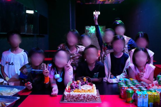 Group photoshoot for Birthday parties at Red Zone